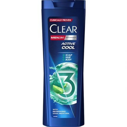 Sampon antimatreata 3in1 Active Cool Clear Men 360 ml