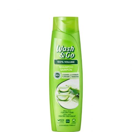 Sampon pentru par uscat Aloe Vera Wash & Go 180 ml