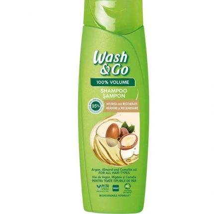 Sampon pentru toate tipurile de par Argan Wash & Go 360 ml