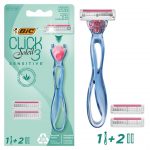 Aparat ras Click Soleil 3 Bic +2 rezerve / set