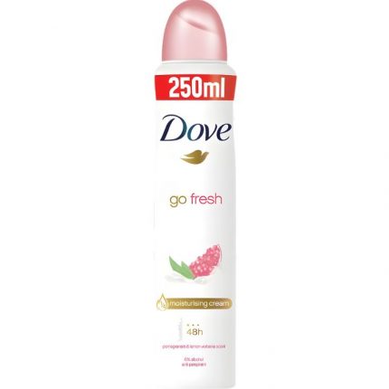 Deodorant antiperspirant spray 48h Go Fresh Rodie Dove 250 ml