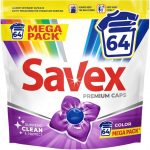 Detergent rufe capsule Color Savex 64 spalari / punga