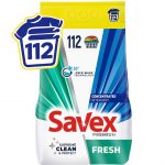 Detergent rufe pudra automat Fresh Savex 9 kg 112 spalari
