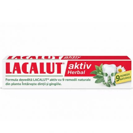 Pasta de dinti Aktiv Herbal Lacalut 75 ml