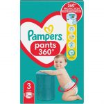 Scutece marimea 3, 6-11 kg Pampers Pants 360 128 buc / pachet