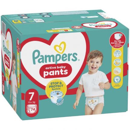 Scutece marimea 7, 15+ Pampers Pants 360 74 buc/pachet