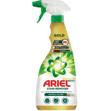 Solutie pentru indepartarea petelor spray White&Colours Gold Ariel Stain 750ml