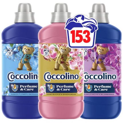 Balsam rufe Passion Flower + Honeysuckle + Purple Orchid Coccolino 3x1275 ml 153 spalari