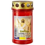 Candela plastic cu capac ardere 20 ore V3 INV Lumimpex 1buc