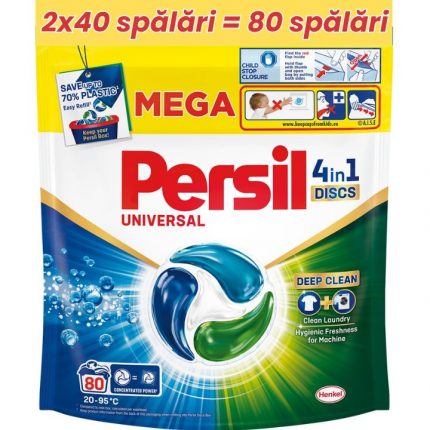 Detergent rufe capsule universal Persil 80 spalari / pachet