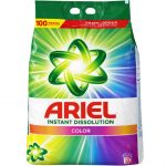 Detergent rufe pudra automat Color Ariel 6.50 kg 100 spalari
