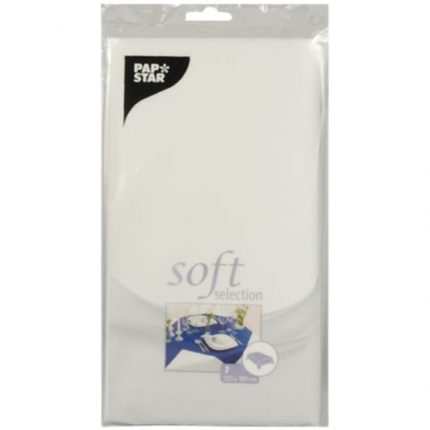 Fata de masa alba non textila 120x180cm Star Pack 1buc