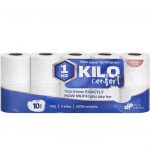 Hartie igienica 2 straturi Kilo 10 role / set