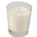 Lumanare in pahar alba 5.6x6.7 Pap Star 1buc