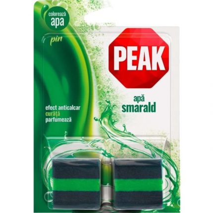 Odorizant tablete pentru rezervorul toaletei Smarald Peak 2x50g