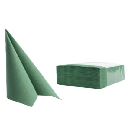 Servetele de masa 2 straturi 38x38 Verde Pap Star 50 buc/set