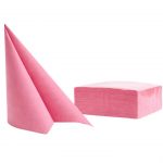 Servetele de masa 2 straturi 38x38 Roz Pap Star 50 buc/set