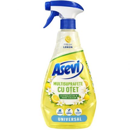 Solutie multisuprafete cu otet universal Asevi 750 ml
