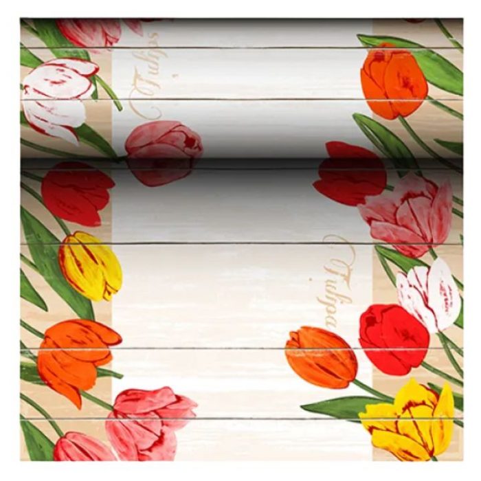 Traversa de masa 24mx40cm model Lalele Pap Star 1buc - imagine 2