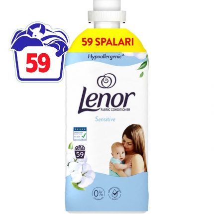Balsam rufe lichid Sensitive Delicat Lenor 1239 ml 59 spalari