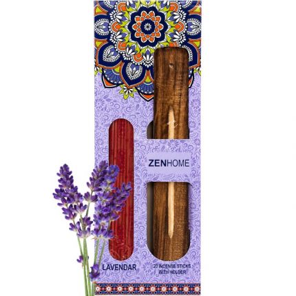 Betisoare parfumate cu suport Lavanda Zen Home 20 betisoare / set