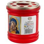 Candela plastic cu capac ardere 15 ore T15 Lumimpex 1buc