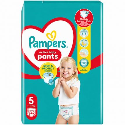 Scutece marimea 5, 11-17 kg Pampers Pants 42 buc / pachet