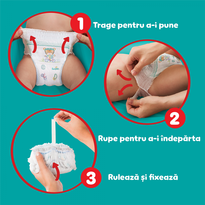 Scutece marimea 5, 11-17 kg Pampers Pants 3 pachete 126 bucati - imagine 2