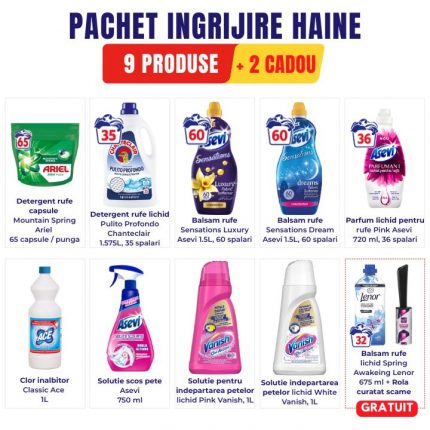 Smart pachet ingrijire haine