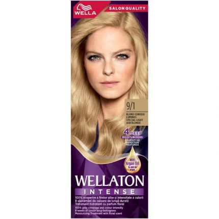 Vopsea par Blond Cenusiu Luminos 9/1 Wellaton Intense 110ml