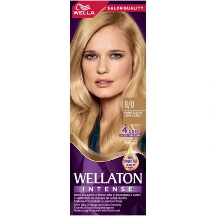 Vopsea par Blond Deschid 8/0 Wellaton Intense 110ml