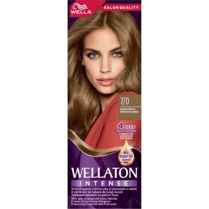 Vopsea par Blond mediu 7/0 Wellaton Intense 110ml