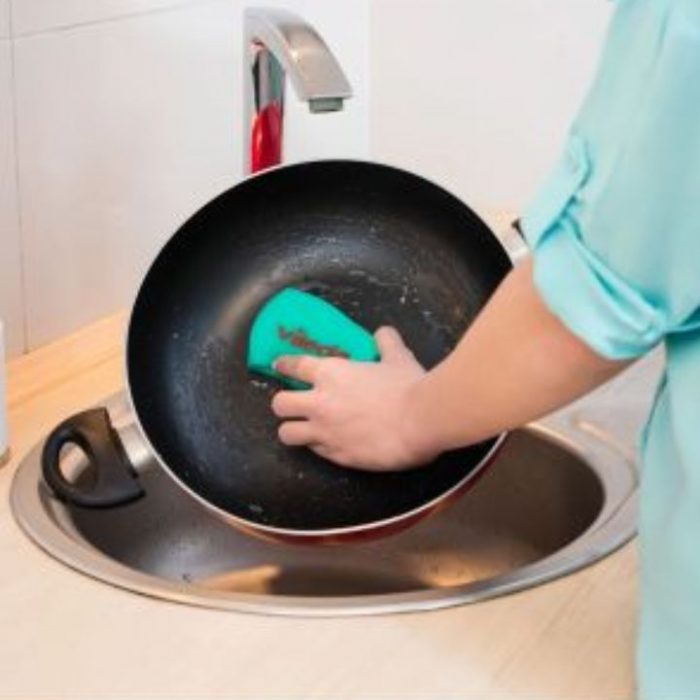 Bureti vase teflon Pur Active Vileda 2 buc / set - imagine 2