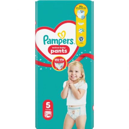 Scutece marimea 5, 11-17 kg Pampers Pants 48 buc / pachet