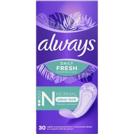 Absorbante zilnice normal Odour Lock Platinum Always 30 buc/set