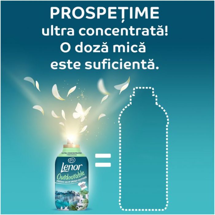 Balsam rufe lichid Northern Solstice Fresh Air Lenor 504 ml 36 spalari - imagine 2