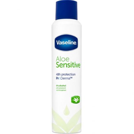 Deodorant antiperspirant 48h Aloe Sensitive Vaseline 250 ml