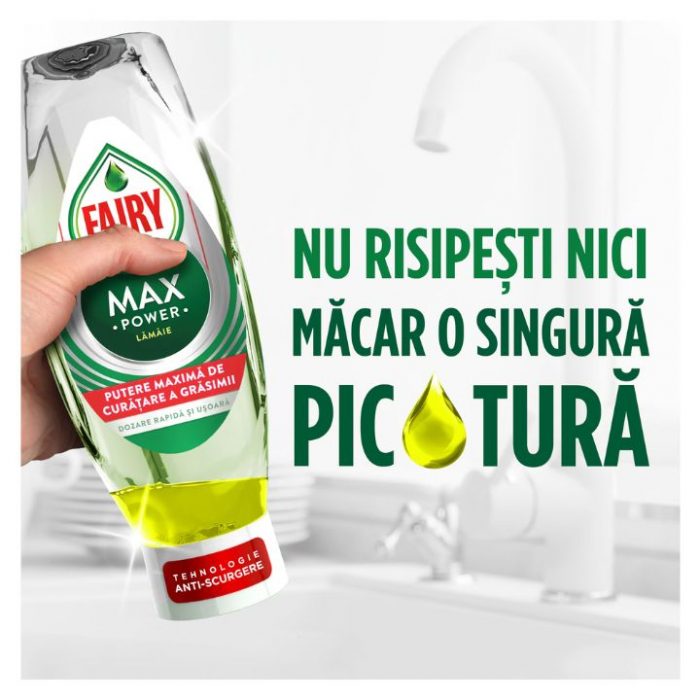 Detergent de vase Lamaie Max Power Fairy 545 ml - imagine 3