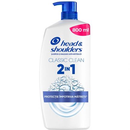 Sampon antimatreata Classic 2in1 Head & Shoulders 800 ml
