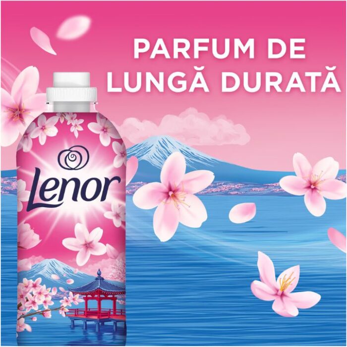 Balsam rufe lichid Japanese Blossom Lenor 1827 ml 87 spalari - imagine 2