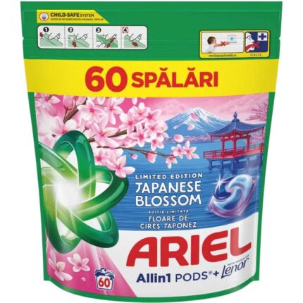 Detergent rufe capsule Japanese Blossom Ariel 60 capsule / punga
