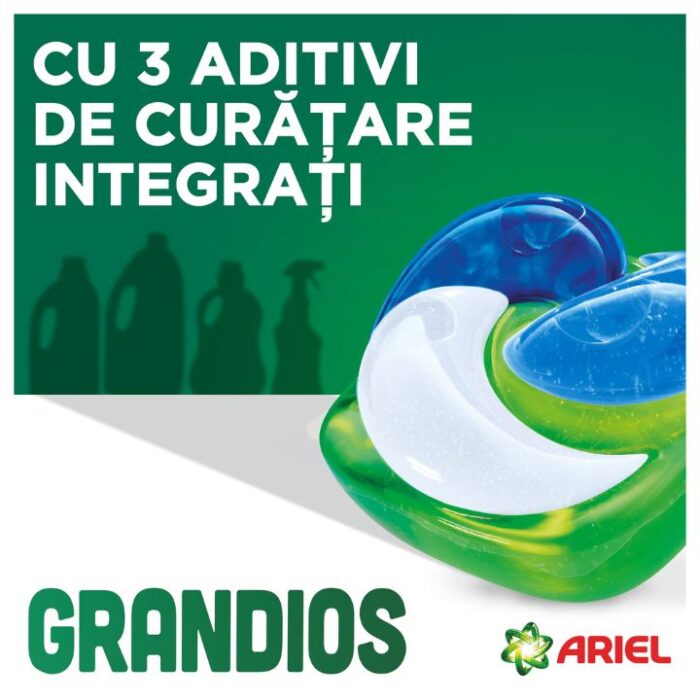 Detergent rufe capsule Mountain Spring Ariel Grandios 40 capsule / punga - imagine 3