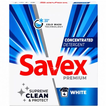 Detergent rufe pudra automat White Savex 320g 4 spalari