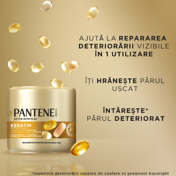 Masca par deteriorat Pro-V Active Nutri Plex Pantene 300 ml - imagine 2