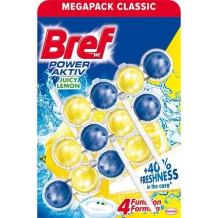 Odorizant toaleta Lemon Bref 3x50g
