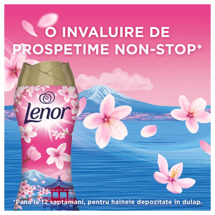 Perle parfumate Japanese Blossom Lenor 195g - imagine 4