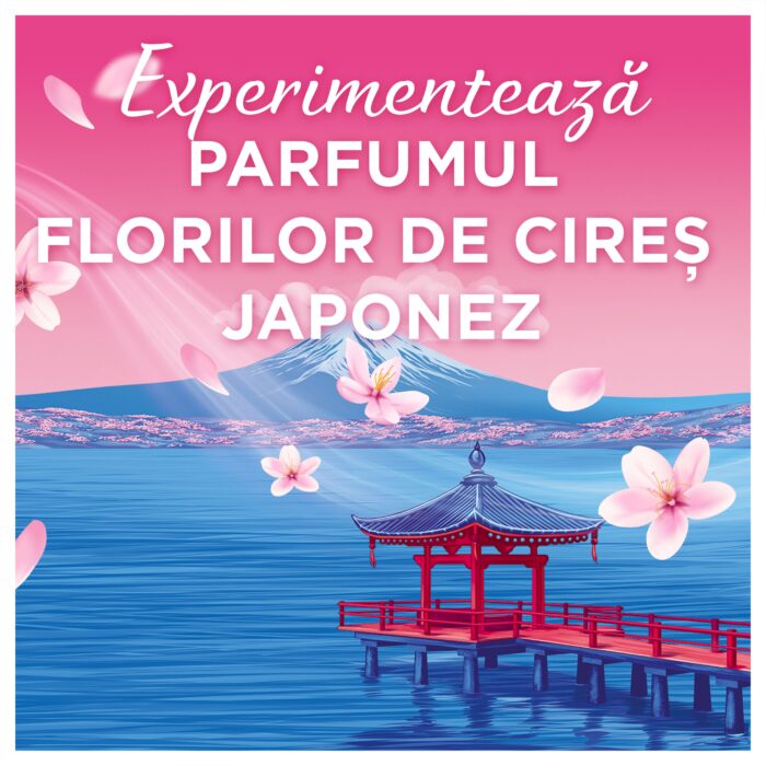 Perle parfumate Japanese Blossom Lenor 195g - imagine 6