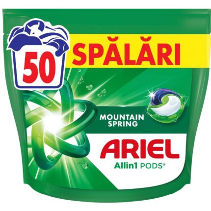 Detergent rufe capsule Mounain Spring Ariel 50 capsule / punga