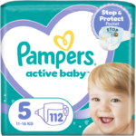 Scutece marimea 5, 11-16 kg Pampers Active Baby 112 buc / pachet