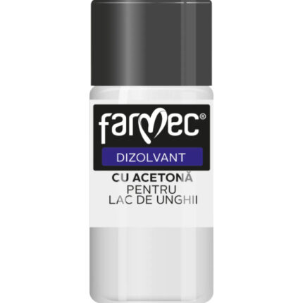 Dizolvant cu acetona pentru lac de unghii Farmec 50ml